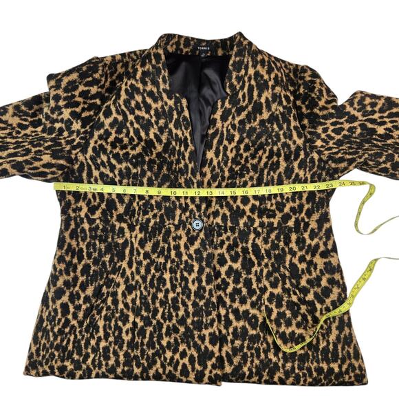 Torrid Leopard Print Pea Coat - Picture 4 of 8